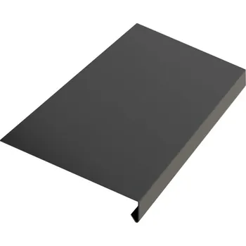 Plech Okapnice RŠ 250, 3 bm, Český hliník, Antracitová R