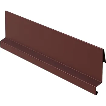 Plech Závětrná Lišta RŠ 215, 3m Český Hliník, Hnědá (RAL 8017), Nadrozměrná
