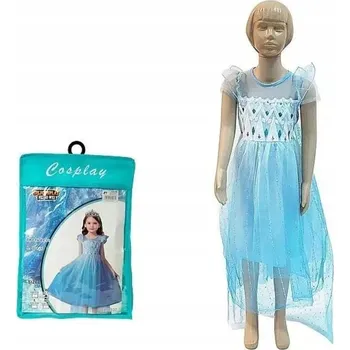 Karnevalový kostým Kostým karnevalový princezna ZIMNÍ BÁLOVÉ ŠATY 100-140