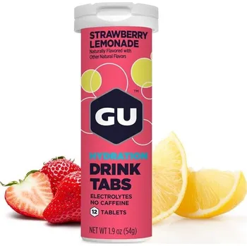 Doplněk stravy Tablety GU Hydration Drink Tabs 54g strawberry
