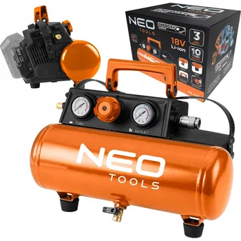 Kompresor Bezolejový kompresor NEO TOOLS 04-620 3,8 l 8 bar