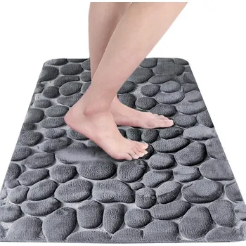 Koupelnová předložka KOUPELNOVÁ PŘEDLOŽKA 50X80CM VELKÁ MĚKKÁ XXL SAVÁ PROTISKLUZOVÁ PAMĚŤOVÁ PĚNA