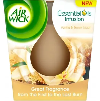 Svíčka Parafínová čajová svíčka vanilka, hnědý cukr Air Wick