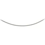 Řetízek Liščí Ocas z Bílého Zlata 7090840