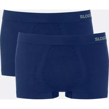 Pánské boxerky GO Smooth Hipster 2P - UNKNOWN - tm. modré 6722 - SLOGGI UNKNOWN M