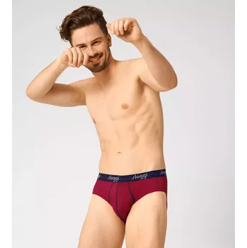 Pánské slipy Start Midi C2P box - BLUE - DARK COMBINATION - kombinace modré M008 - SLOGGI BLUE 8