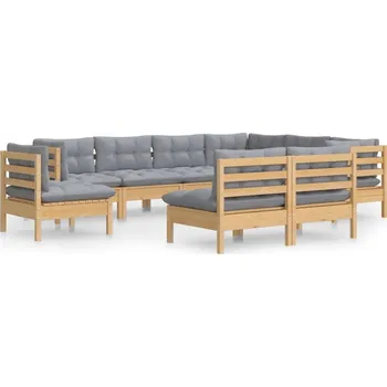 Zahradní nábytek z dřeva VidaXL, šedý, 1 díl