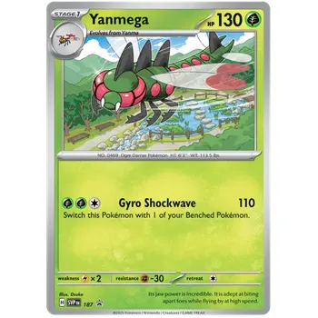 Sběratelská karetní hra Yanmega SVP187 - Scarlet & Violet Promos