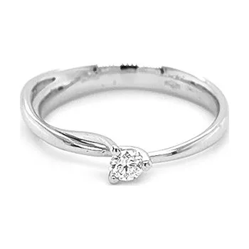 Prsten Zlatý Zásnubní Prsten s Diamantem 2010351