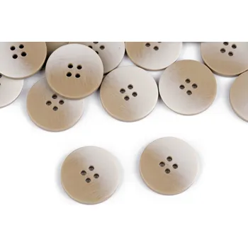 Knoflík Knoflík ombré - světlá béžová - 2 velikosti