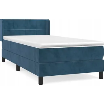 Postel Čalouněná jednolůžková postel VidaXL 80x200 cm, modrá