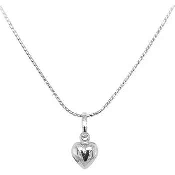 Přívěsek Přívěsek Srdce z Bílého Zlata 7151305