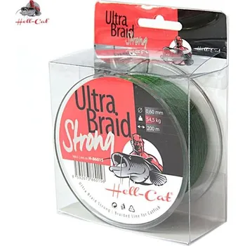 HELL-CAT HELL-CAT Šňůra Ultra Braid Strong 0,60mm, 54,50kg,200m