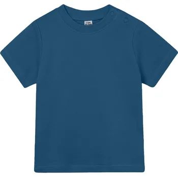 Chlapecké tílko Babybugz Dětské tričko z organické bavlny s patentky na rameni Barva: petrolejová tmavá, Velikost: 18-24 měsíců BZ02