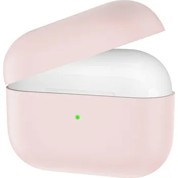 Pouzdro na mobilní telefon Silikonový obal pro AirPods 3 - pískově růžový