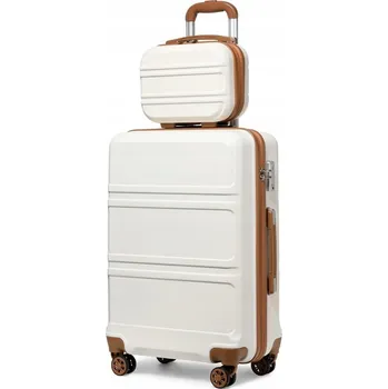 Kono cestovní kufr na kolečkách s kosmetickým kufříkem ABS - 8L/44L