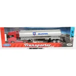 Cisterna na nákladním autě Welly Transporter Scania V8 R730 1:32