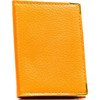 Peněženka Malá kožená peněženka na karty pouzdro kompaktní slim wallet z kůže