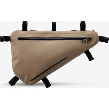 brašna na kolo ROCKRIDER Cyklistická celorámová brašna 6 l vodotěsná IPX3 ADVT 900 BÉŽOVÁ|KAŠTANOVÁ