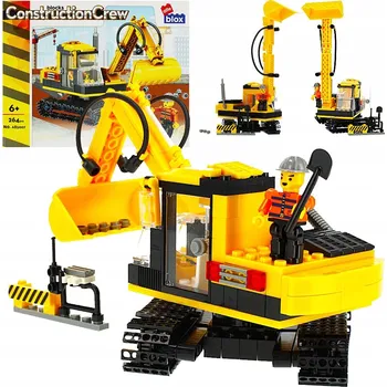 ostatní stavebnice Stavební Stavebnice Bagr 264 dílků Alleblox