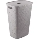 Curver Koš na špinavé prádlo LAUNDRY HAMPER 56L, světle šedý