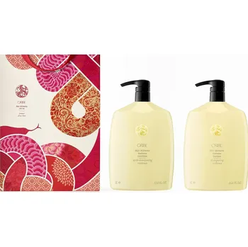 Kosmetika Oribe Hair Alchemy Liter Set Lunar New Year sada pro křehké a lámavé vlasy 2 x 1 l