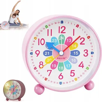 Budík BUDÍK S NOČNÍ LAMPOU, TICHÝ, IDEÁLNÍ PRO DĚTI, ODOLNÝ A PEVNÝ