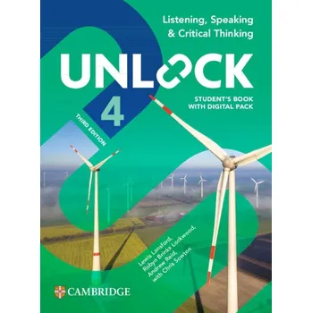 Cizí jazyk Unlock Level 4B Listening, Speaking and Critical Thinking Student´s Book with Digital Pack