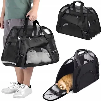 přepravka pro zvíře PŘEPRAVKA PRO KOČKY KRÁLIČÍHO PSA SKLÁDACÍ CESTOVNÍ TAŠKA PEVNÁ PRO ZVÍŘATA