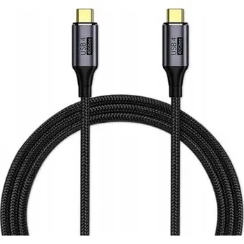 Datový kabel Kabel PremiumCord USB-C - USB-C, 1,2 m, černý