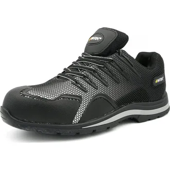 Pracovní obuv PRACOVNÍ POLOBOTKY BEZPEČNOSTNÍ SPORTOVNÍ S3 BOZP ŠEDO-ČERNÉ VELIKOST 35 SR S3