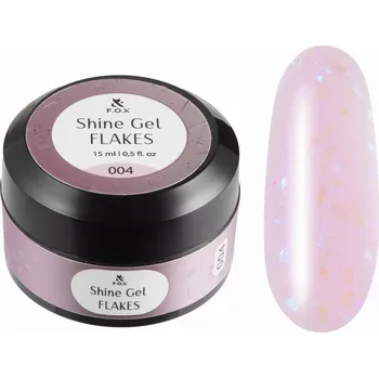Lak na nehty Fox Shine Gel Flakes 004 15 ml