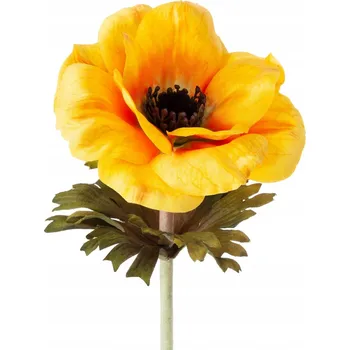 umělá květina Krásná umělý květ dekorativní květina, žlutá, 53 cm