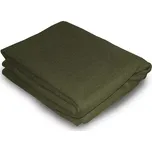 Deka s obsahem 70% vlny - 155x205cm (Vlněná deka s obsahem 70% vlny, hřeje i když je mokrá, přirozeně ohnivzdorná. Rozměry 155 x 205 cm.)