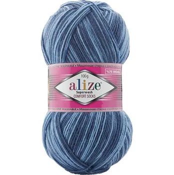 Příze Alize Superwash Comfort Ponožky 7677