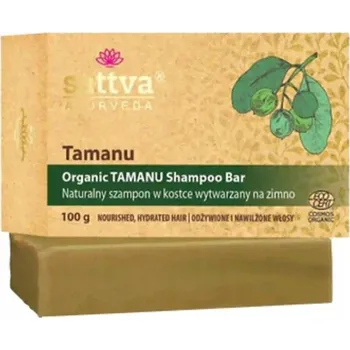 Šampon SATTVA Organický šampon v kostce Tamanu 100g