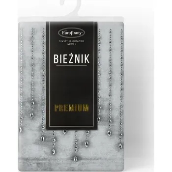 ubrus Stříbrný běhoun na stůl 140 x 35 cm