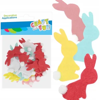 samolepka Plstěné Samolepky Craft with Fun 1 ks