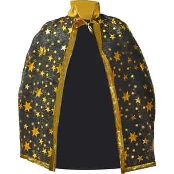 Plášť čarodějnický černozlatý - 60 x 75 cm