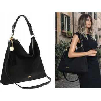 Kabelka COVERI COLLECTION kabelka eko kůže černá