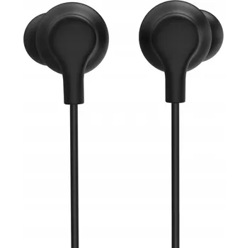 Sluchátka HAMA IN-EAR SLUCHÁTKA DRÁTOVÁ POPPLY ČERNÁ MIKROFON MINI JACK