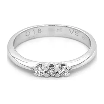 Prsten Zlatý Prsten s Diamanty 2010197