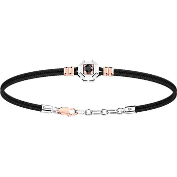 Náramek Zlatý Pánský Náramek s Černým Diamantem 6010205