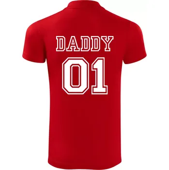 Pánská košile Family Team-táta - Polokošile Victory sportovní (dresovina) - 2XL ( Červená )