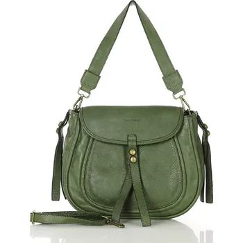 Kabelka Marco Mazzini tmavě zelená kožená brašna (v67f) Velikost: ONE SIZE