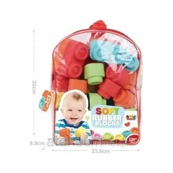 Stavebnice Geomag Batoh z měkkých gumových Stavebnice 33 ks , pro děti od 12 měsíců jako Dárek