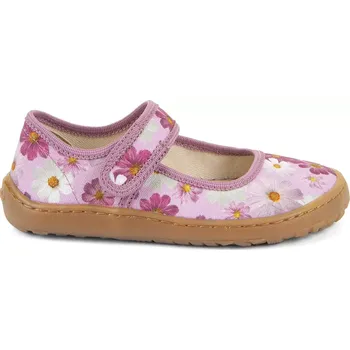 Dívčí tenisky Barefoot plátěné balerínky Froddo Balletty flowers 40