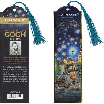 Zarážka na knihu Carmani® Záložka do knížky Inspirováno obrazy V. van Gogha (CARMANI) - 5 x 18 cm