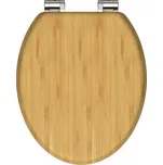 Schütte WC sedátko Natural Bambus; dřevěné sedátko z bambusu soft close (SCHÜTTE NATURAL BAMBOO Absenkautomatik)