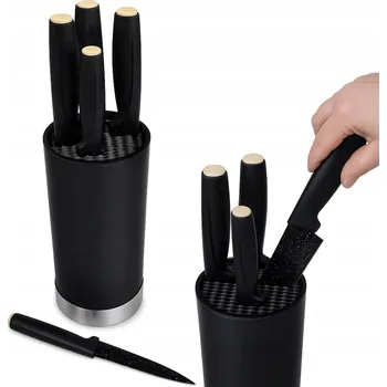 Kuchyňský nůž Vezo sada 5 nožů v bloku nůž kuchyňský na chleba šéfkuchařský set stojan